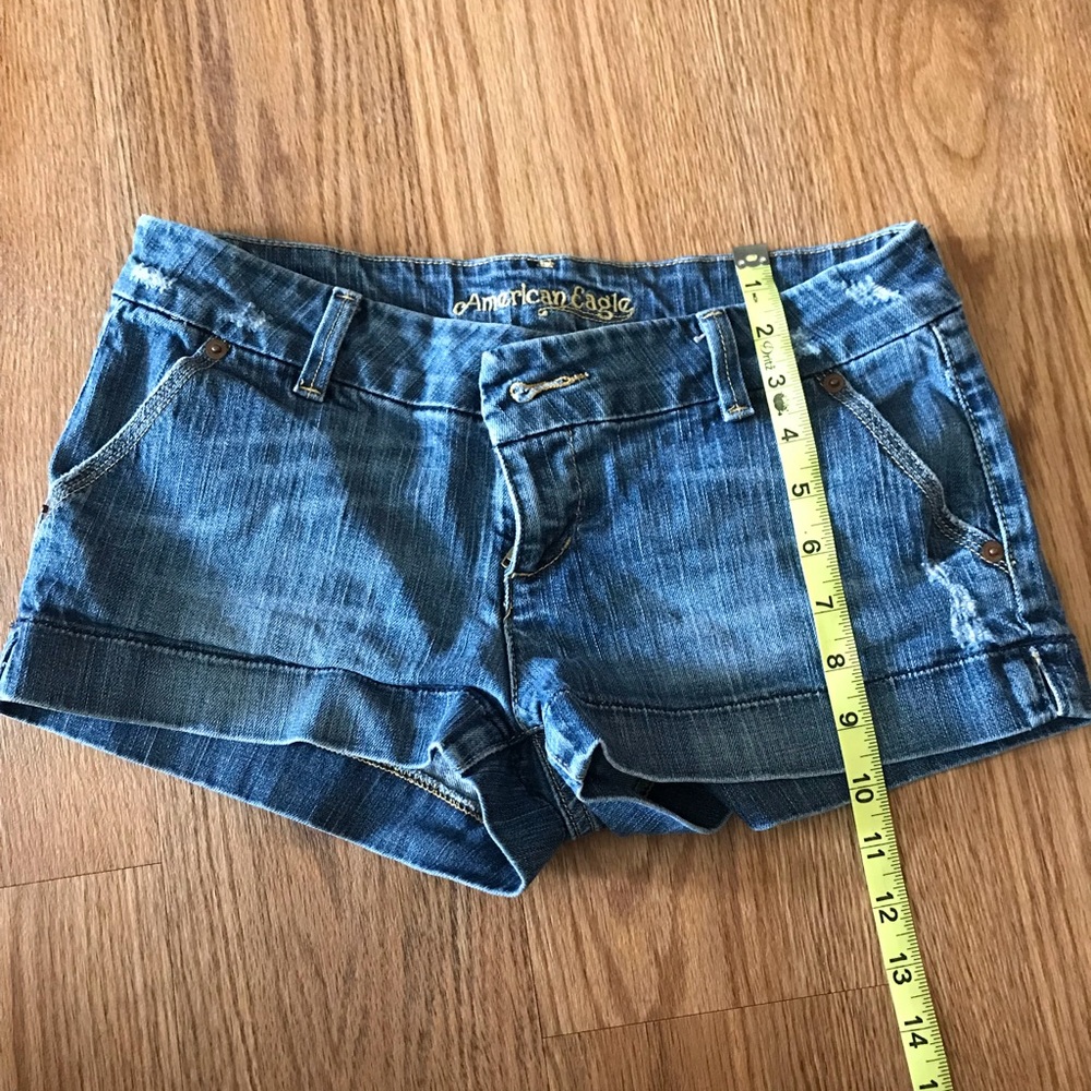 Blue jean shorts